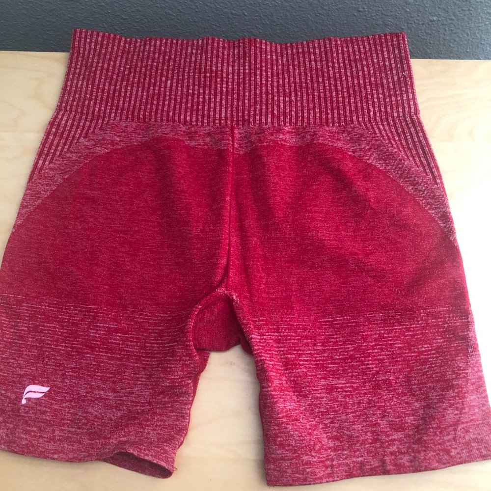 Fabletics Red Athletic Shorts - image 3